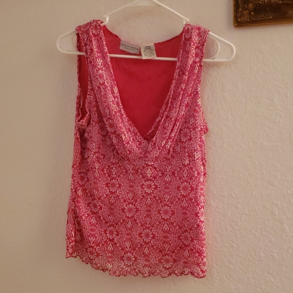 hot pink tank top